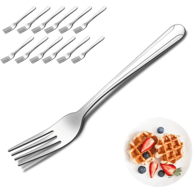 Bestdin 36 Pieces Forks Set, 8.2" Stainless Steel Dinner Forks Silverware, Pattern Design Mirror Polished Flatware Forks Dishwasher Safe Bestdin 36 Pieces Forks Set, 8.2" Stainless Steel Dinner Forks Silverware, Pattern Design Mirror Polished Flatware Forks Dishwasher Safe